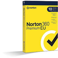 Антивирус Norton 360 Premium 75 ГБ на 10 устройств на 1 год, Европа EU