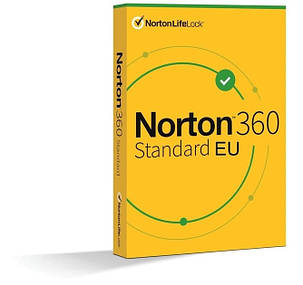 Norton 360 Standard Antivirus 10 ГБ на 1 устройство на 1 год Европа ЕU, фото 1