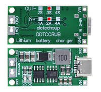 BMS 3S 2A Type-C 12.6V контроллер заряда ddtccrub