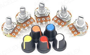 WH148 100K потенціометр з ковпачком