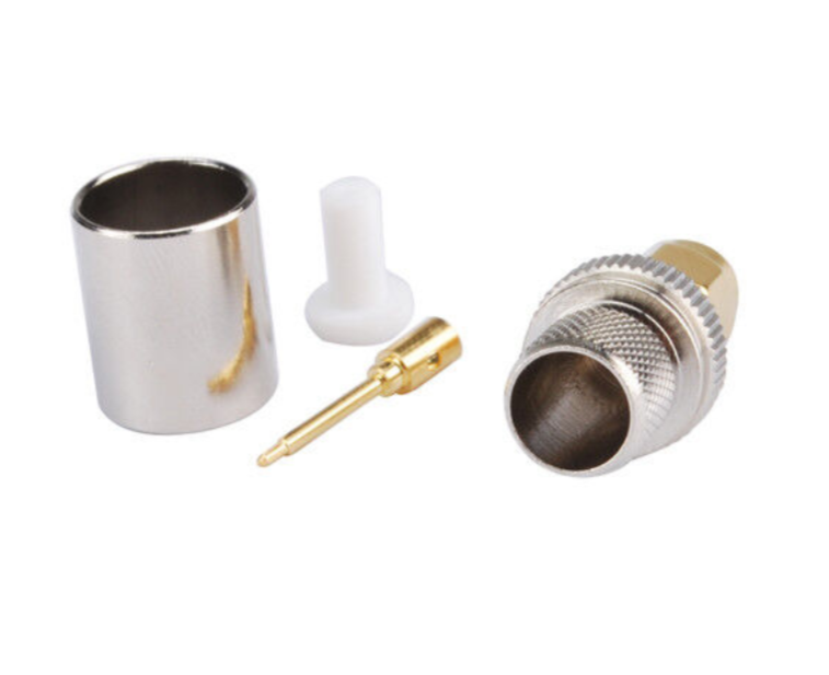 Купить Разъем коннектор SMA male папа обжимной для кабелей RG8 LMR400 ...