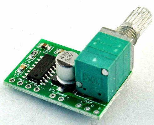 PAM8403 5V підсилювач 2*3Вт з регулятором