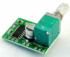 PAM8403 підсилювач звуку 2*3Вт з регулятором