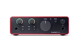 Аудіоінтерфейс Focusrite Scarlett Solo 4th Gen