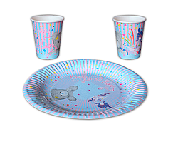 Набір посуду KOZA Style Ведмедик маленький (12 предметів)