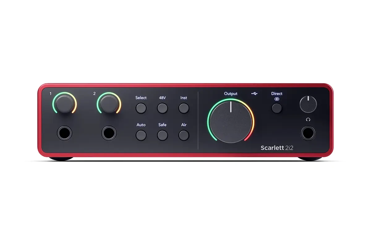 Аудіоінтерфейс Focusrite Scarlett 2i2 4th Gen