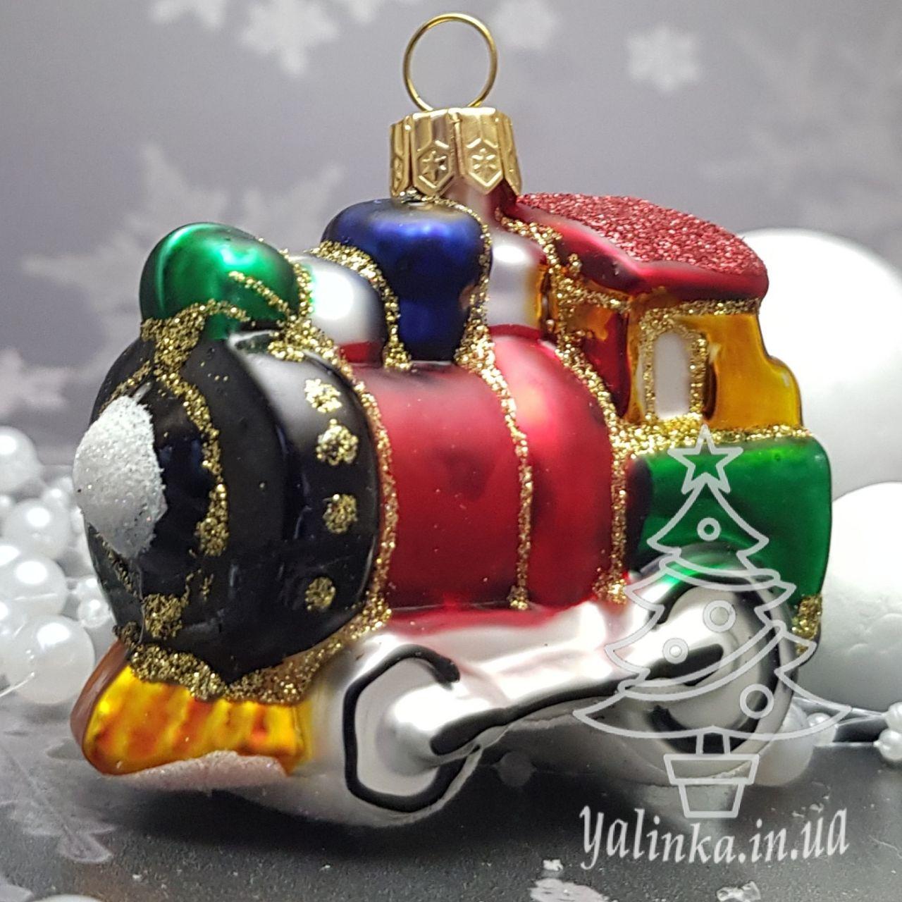 Різдвяний експрес: розписаний вручну скляний поїзд Impuls.  величезний асортимент іграшок як Irena, Komozja