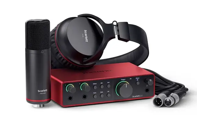 Комплект для звукозапису Focusrite Scarlett 2i2 Studio 4th Gen, фото 1