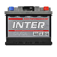 Акумулятор INTER high performance L1B 50Ah 420A R+ (правий +)