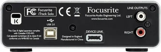 Аудіоінтерфейс Focusrite iTrack Solo Lightning, фото 3