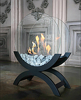 Напольный биокамин VERSAL для квартиры (черный) био камин для дома, Автоматические биокамины