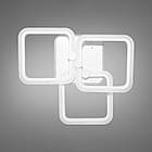 Світлодіодна люстра 90 Вт з підсвічуванням основи та пультом д/к колір каркасу білий D-MX3614/3S WH LED 3color dimmer, фото 4