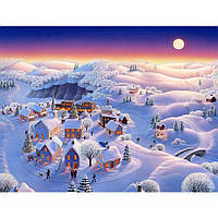 Картина за номерами 40x50 см DIY Зимове село (FRA 73498)