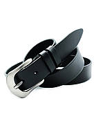 Жіночий шкіряний ремінь 3,3 х 105-125 см Weatro Чорний ua-33cmk-0011, фото 2