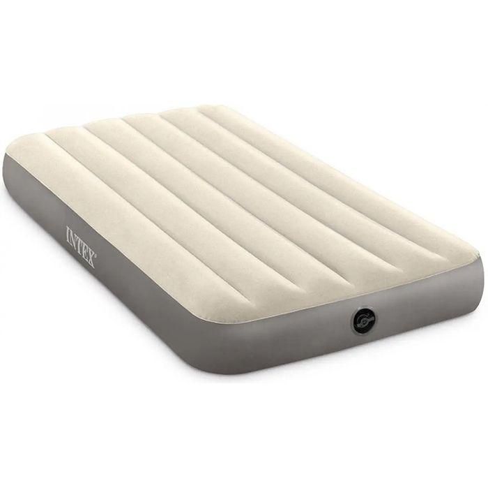 Надувний матрац одномісний INTEX 64101, 191 x 99 x 25см, фото 1