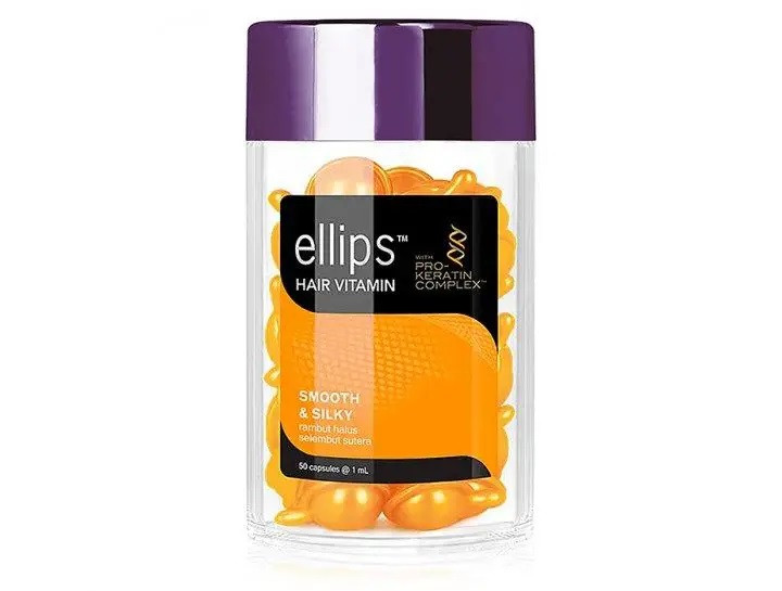 Витамины для волос "Безупречный шелк" с про-кератиновым комплексом Ellips Hair Vitamin Smooth & Silky With Pro-Keratin Complex 50ш