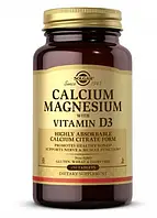 Calcium Magnesium with Vitamin D3 150 Tabs Solgar Кальцій Магній з вітаміном Д3