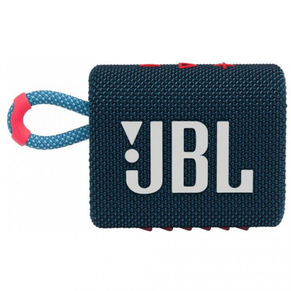 Акустика JBL Go 3 Blue Coral (JBLGO3BLUP)