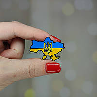 Металлический значок, пин "Украина. Герб"