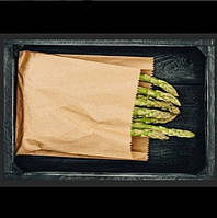 Бумажный фасовочный крафт-пакет Саше для Шаурмы, горячей Выпечки (10*29*6 см) коричневый, 1000шт/ящ