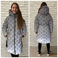 Світловідбивна зимова куртка для дівчинки "ОЛІВІЯ" (140-158р)