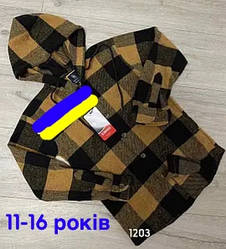 Кашемірова дитяча сорочка з капюшоном S. Besni 11-16 років