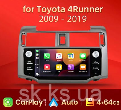 Junsun 4G Android магнитола для Toyota 4Runner 2009 2010-2019