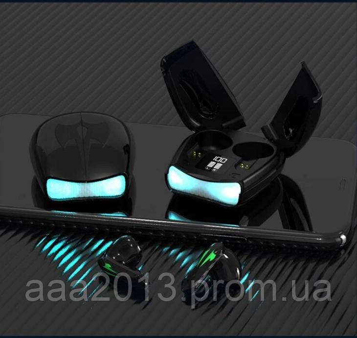 Бездротові навушники Bluetooth гарнітура TWS PRO80 музика СТЕРЕО у 2 вуха, повербанк, фото 1