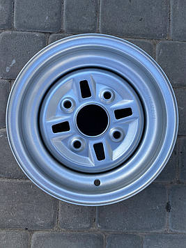 Диск колісний квадроцикл R10 5Х5,5, Розболтування, 4×110, сріблястий, Диск квадроцикл ATV, 21x7-10, 175/75-10,