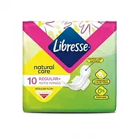 Гігієнічні прокладки Libresse Natural Care Ultra Normal з крильцями, 10 шт