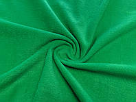 Ткань Флис однотонный, зеленая трава