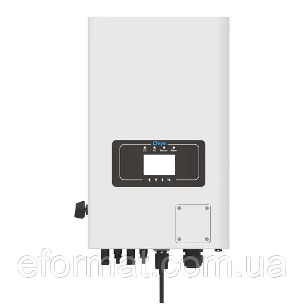 Мережевий інвертор DEYE SUN-30K-G04 (30kВт, 2*40А, 3фази)