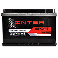 Акумулятор INTER Sport L3 75Ah 680A R+ (правий +)