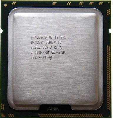 Процесор Intel i7-975 LGA1366 3.33-3.60 GHz, 8 потоків б/в, фото 1