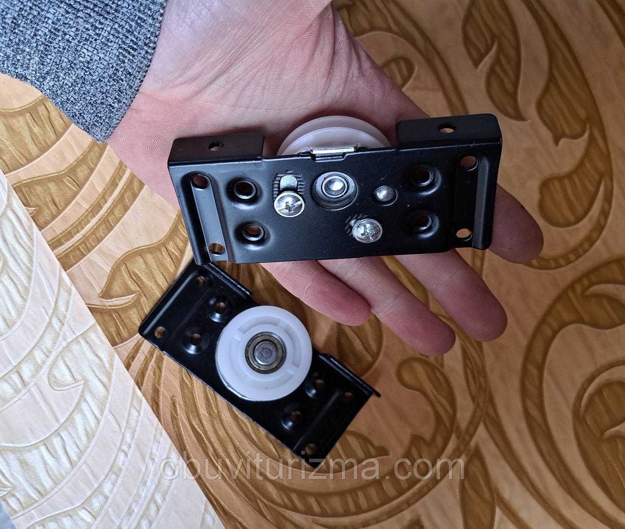 Ролик для шафи купе на підшипнику, нижній MEPA SKM 80, фото 1