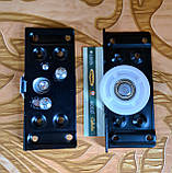 Ролик для шафи купе на підшипнику, нижній MEPA SKM 80, фото 2