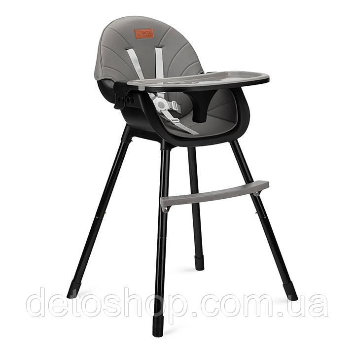 Стільчик для годування 3в1 MoMi JUA black Чорний