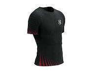 Спортивная компрессионная бесшовная мужская футболка Racing SS Tshirt M, Black/High Risk Red, L