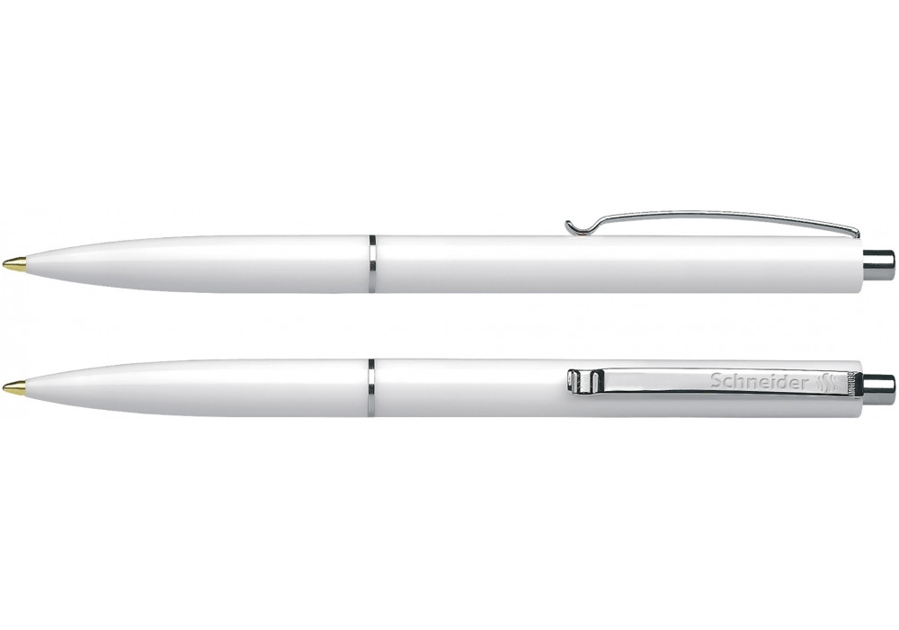 Ручка кулькова синя 0,7 мм, білий корпус Schneider К15