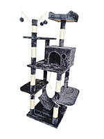 Когтеточка для кошек Funfit Cat Tree 1062 Grey (серый) дряпка домик для кошек и котят Игровой комплекс