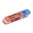 Гумка прямокутна "Koh-i-noor" 6521 червоно-синій в упаковці 56 шт, фото 2