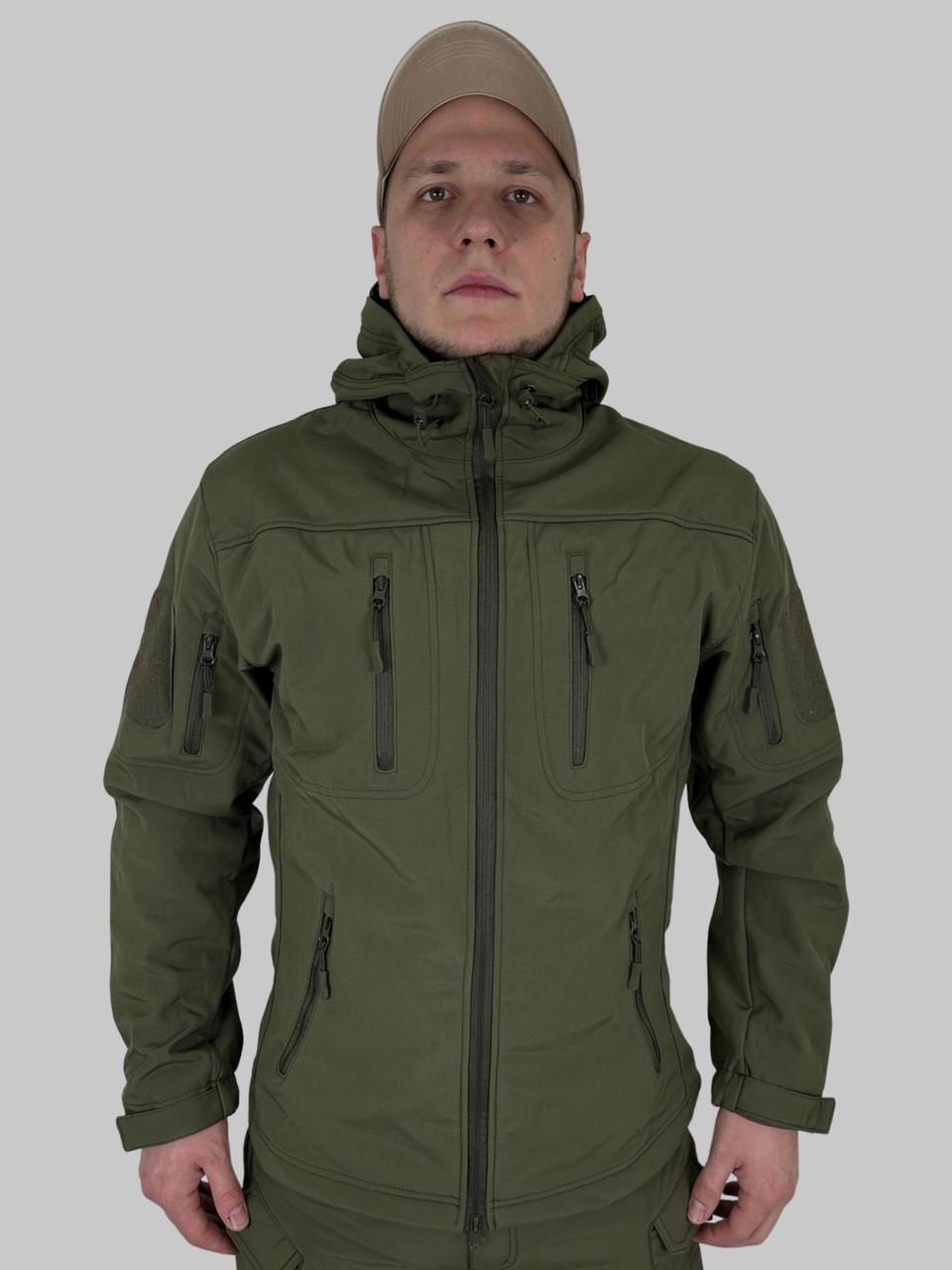 Куртка Ultimatum Gryphon Олива,Військова демісезонна тактична куртка софтшелл ЗСУ,Куртка військовослужбовців soft shell