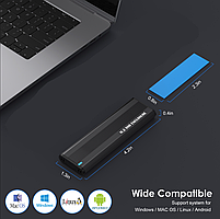 Зовнішня кишеня Deepfox M2S для NGFF (Sata) M2 SSD USB 3.0 Original, фото 3