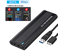 Зовнішня кишеня Deepfox M2S для NGFF (Sata) M2 SSD USB 3.0 Original, фото 7