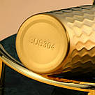 Термо-склянка з нержавіючої сталі 320 мл Romb кухоль золотого кольору з подвійними стінками REMY-DECOR, фото 4