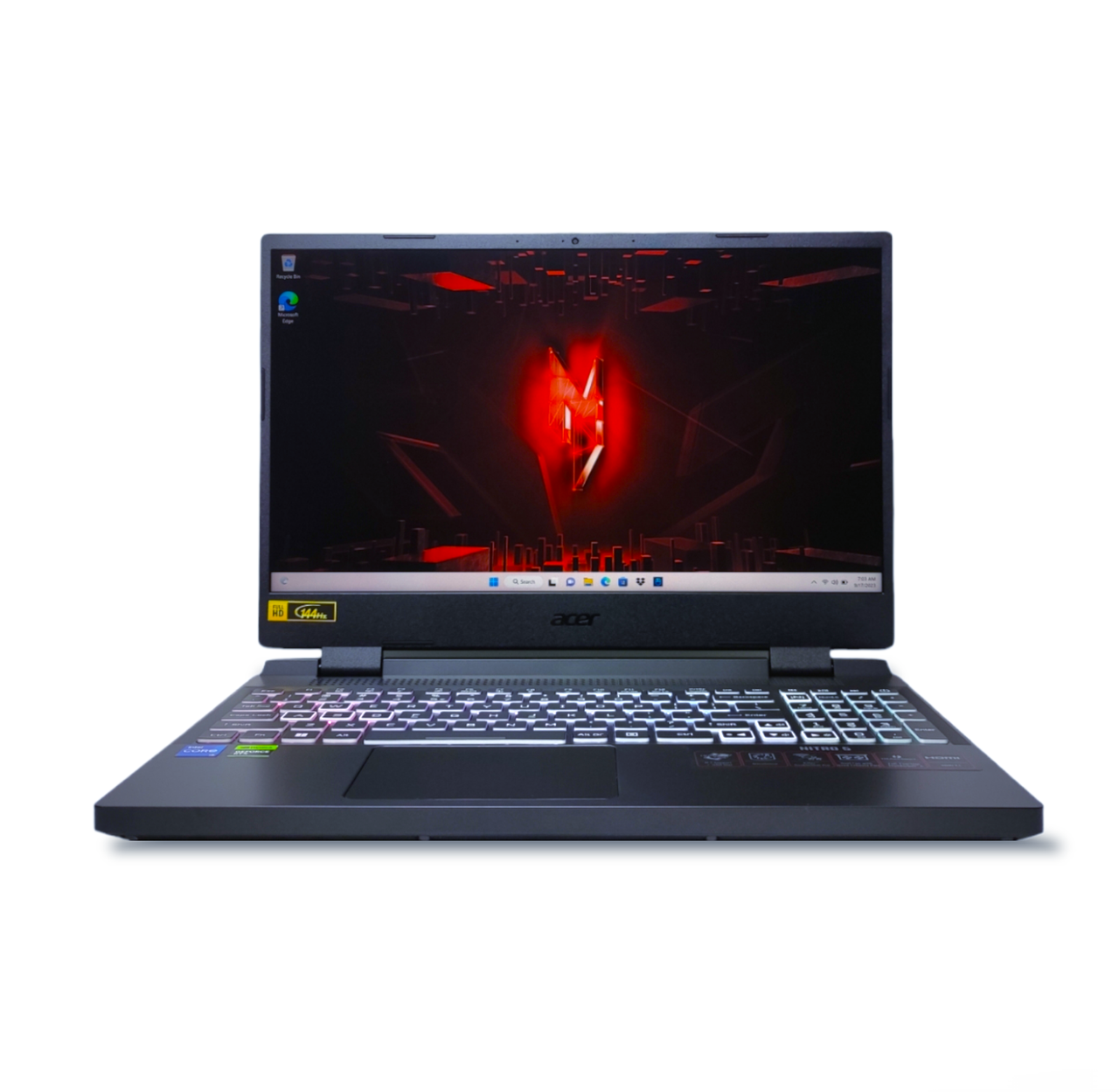 Ноутбук Acer Nitro 5 15.6 FHD144Hz i5-12500H 16Gb SSD512GB RTX4050 6GB Win11 AN515-58-56CH (NH.QLZAA.001)