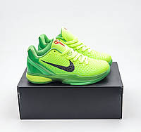 Eur36-46 Nike Kobe 6 Protro Grinch Christmas Коби Гринч зеленые мужские баскетбольные кроссовки