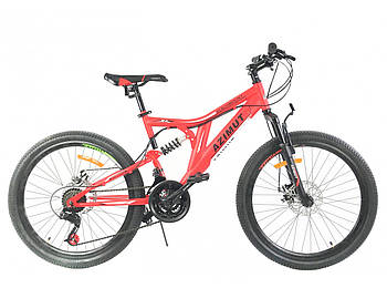 Гірський велосипед 26 дюймів розмір рами 18" Azimut Blackmount GFRD Червоний