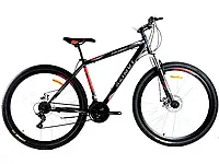 Горный велосипед 29 дюймов размер рамы 19" Azimut Spark GFRD Чёрно-красный