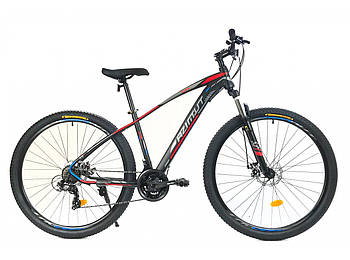 Гірський велосипед 24 дюйми розмір рами 15" Azimut Nevada GFRD Чорно-червоний